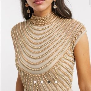 ASOS embellished maxi dress